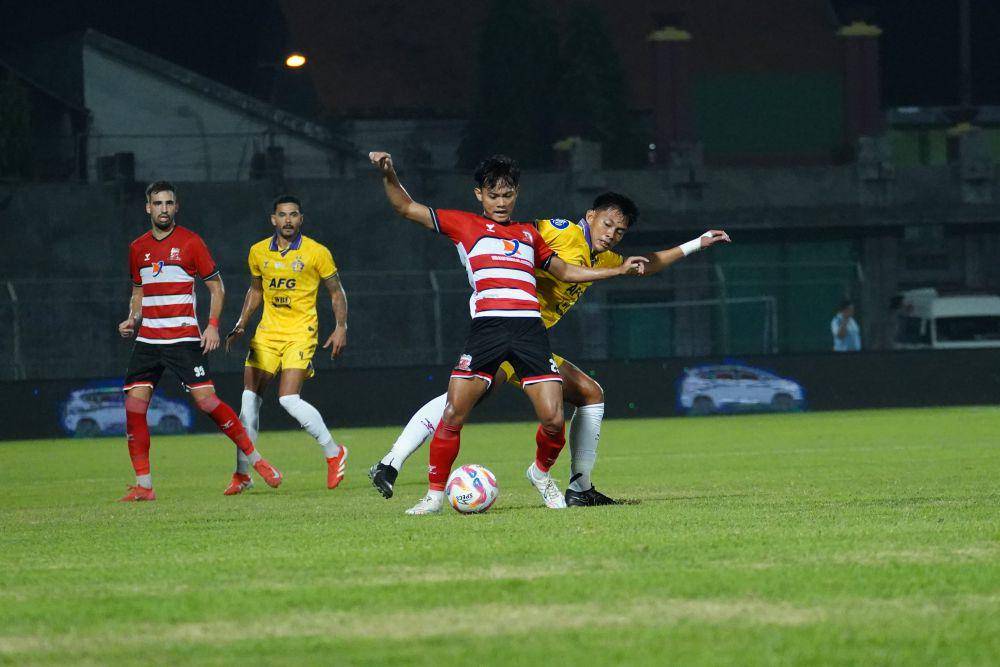Pemain Persik Kediri saat melawan Madura United. IDN Times/ istimewa