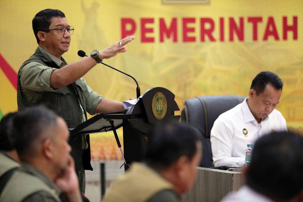 Kemenko Polkam siapkan langkah strategis dalam penanggulangan karhutla (PusdatinKK/BNPB)