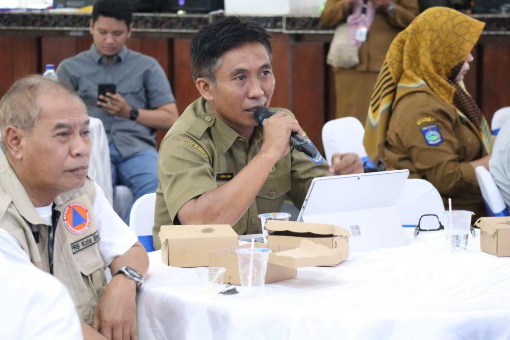 Kegiatan diskusi dalam sosialisasi tentang dana bersama penanggulangan bencana yang digelar pada Senin (28/4/2025) di Kota Mataram, Provinsi Nusa Tenggara Barat (bnpb.go.id)