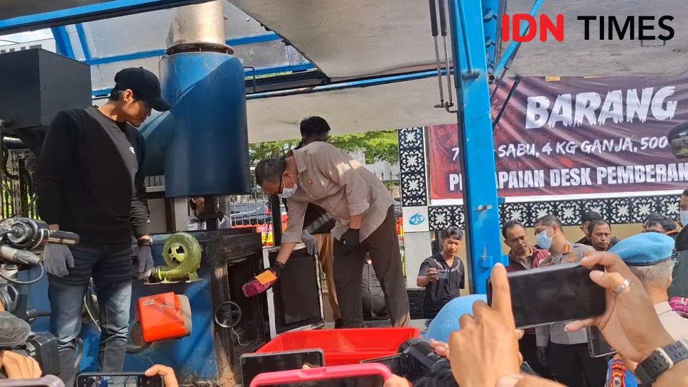 Narkoba 12 Kg Senilai Rp19 Miliar Dimusnahkan di Makassar