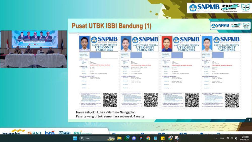 Ada Joki UTBK di ISBI Bandung, Foto Peserta Diubah Pakai AI