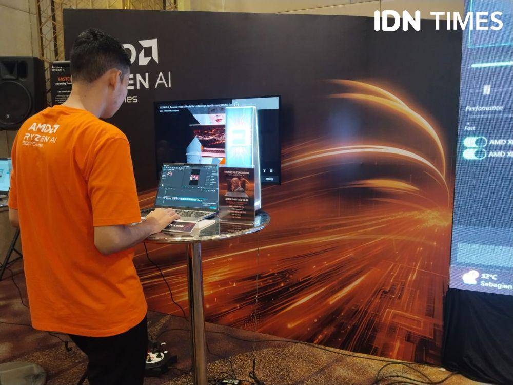 AMD Ryzen AI 300 Rilis di Palembang: Sasar Kreator dan Gamer (IDN Times/Feny Maulia Agustin)