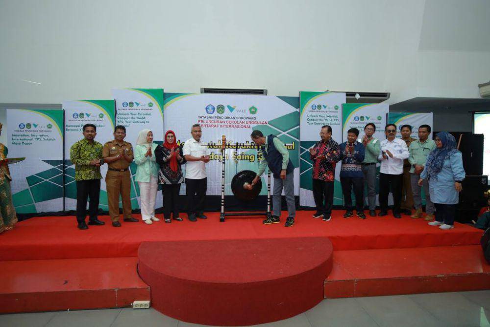 kegiatan peluncuran sekolah bertaraf Internasional YPS PT Vale (dok. PT Vale)
