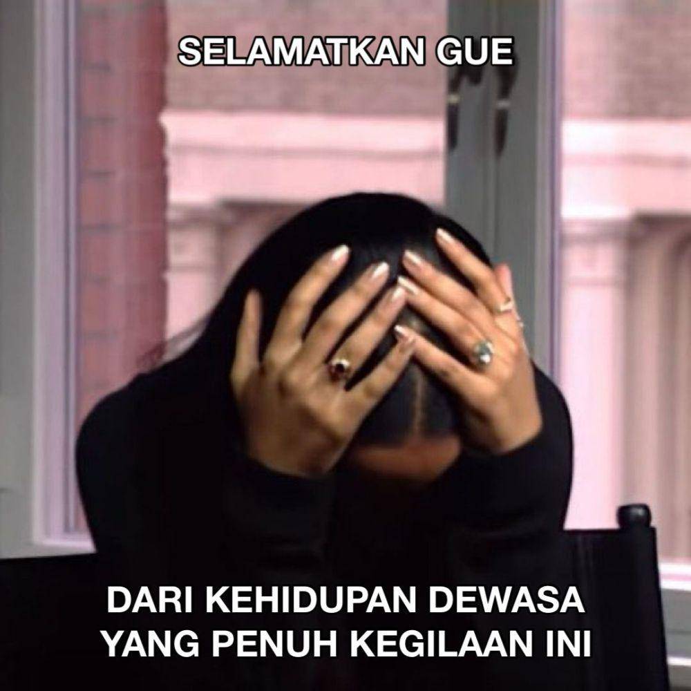 Meme pusing sama masalah hidup (x.com/adityajuliannn)