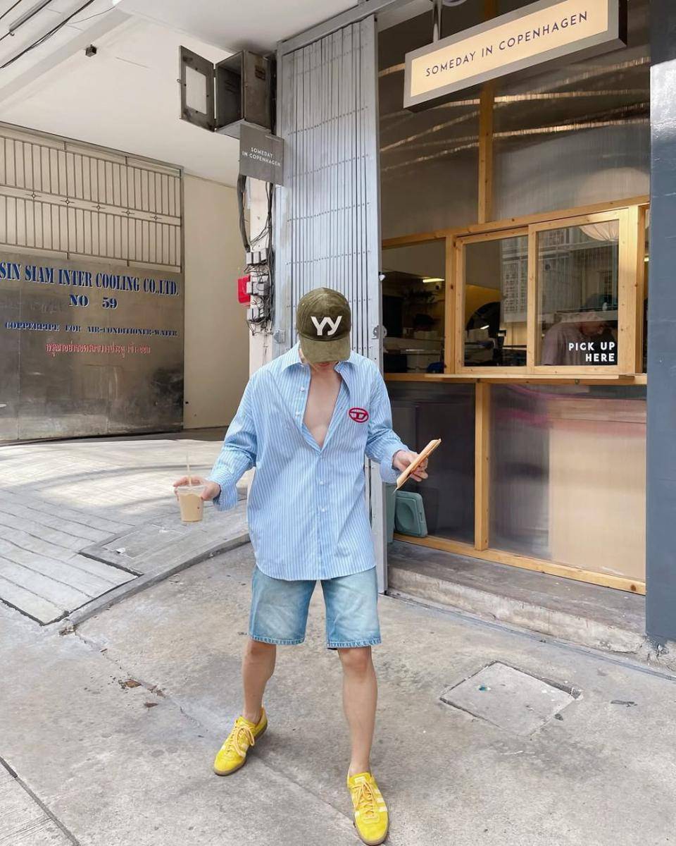 summer outfit ala Arm Weerayut (instagram.com/arm_wc)