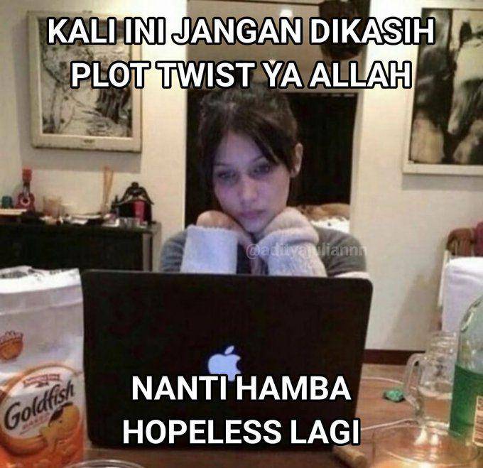 Meme pusing sama masalah hidup (x.com/Shellaemeliana1)