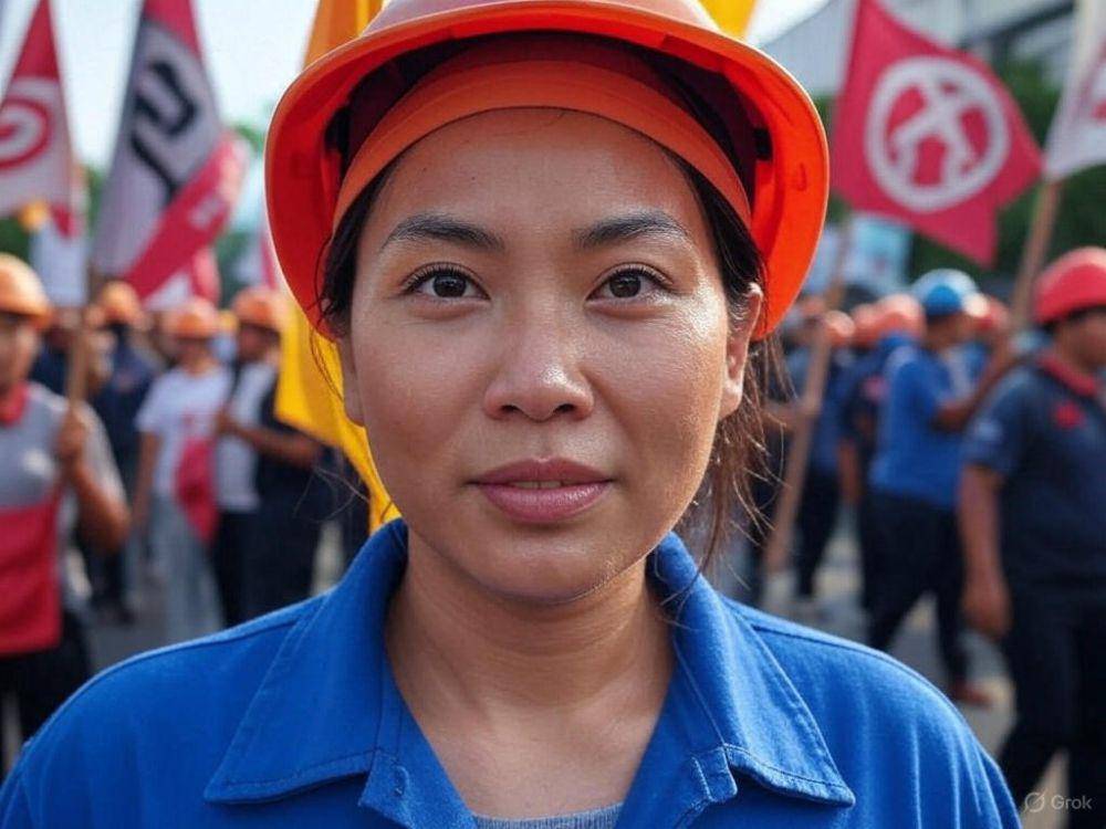Ilustrasi Buruh Wanita (sumber: Grok AI Image)