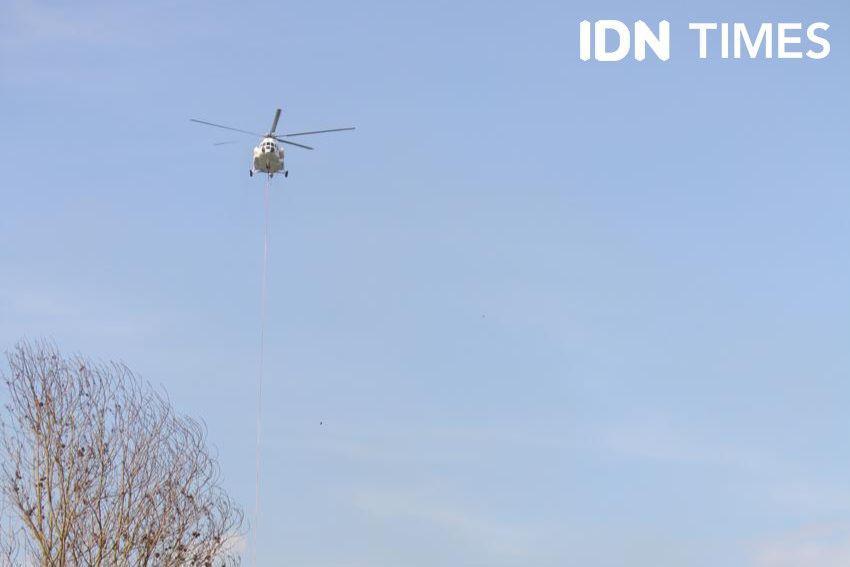 Pemprov Sumsel Ajukan Peminjaman Helikopter Waterbombing ke BNPB