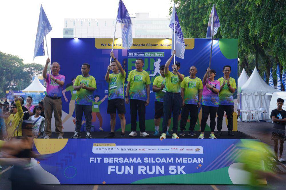 Fun Run 2025, puncak kampanye “Tjakap Djiwa” yang digagas Aryaduta Medan berkolaborasi dengan Siloam Hospitals Medan (dok.Aryaduta Medan)