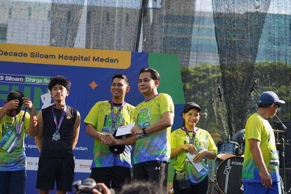 Fun Run 2025, puncak kampanye “Tjakap Djiwa” yang digagas Aryaduta Medan berkolaborasi dengan Siloam Hospitals Medan (dok.Aryaduta Medan)