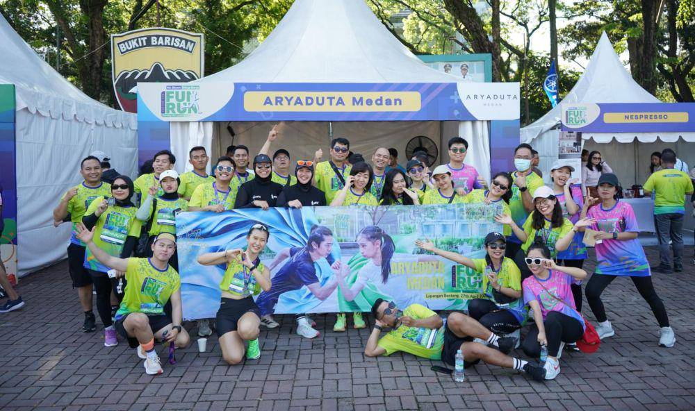 Fun Run 2025, puncak kampanye “Tjakap Djiwa” yang digagas Aryaduta Medan berkolaborasi dengan Siloam Hospitals Medan (dok.Aryaduta Medan)