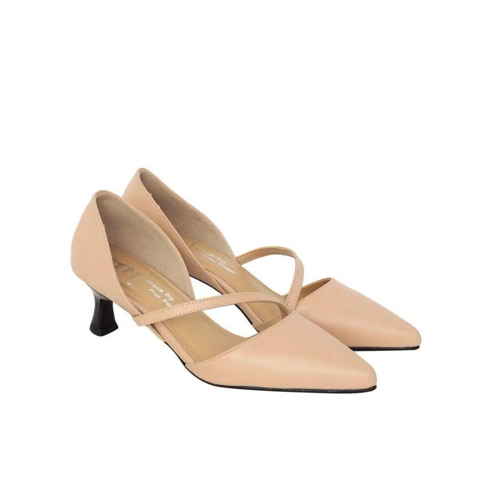 potret ide strap heels nuansa beige (shopee.com/Polla Polly Official Shop)