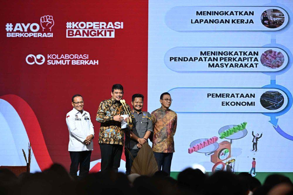 Koperasi Merah Putih resmi diluncurkan di Sumatra Utara. (Dok: Diskominfo Sumut)