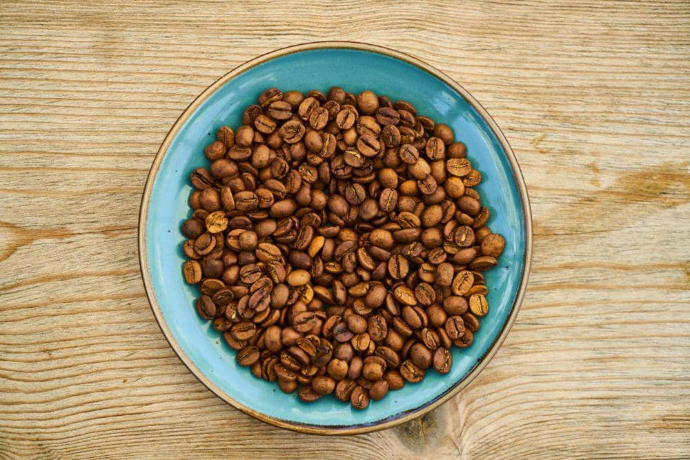 Potret biji kopi