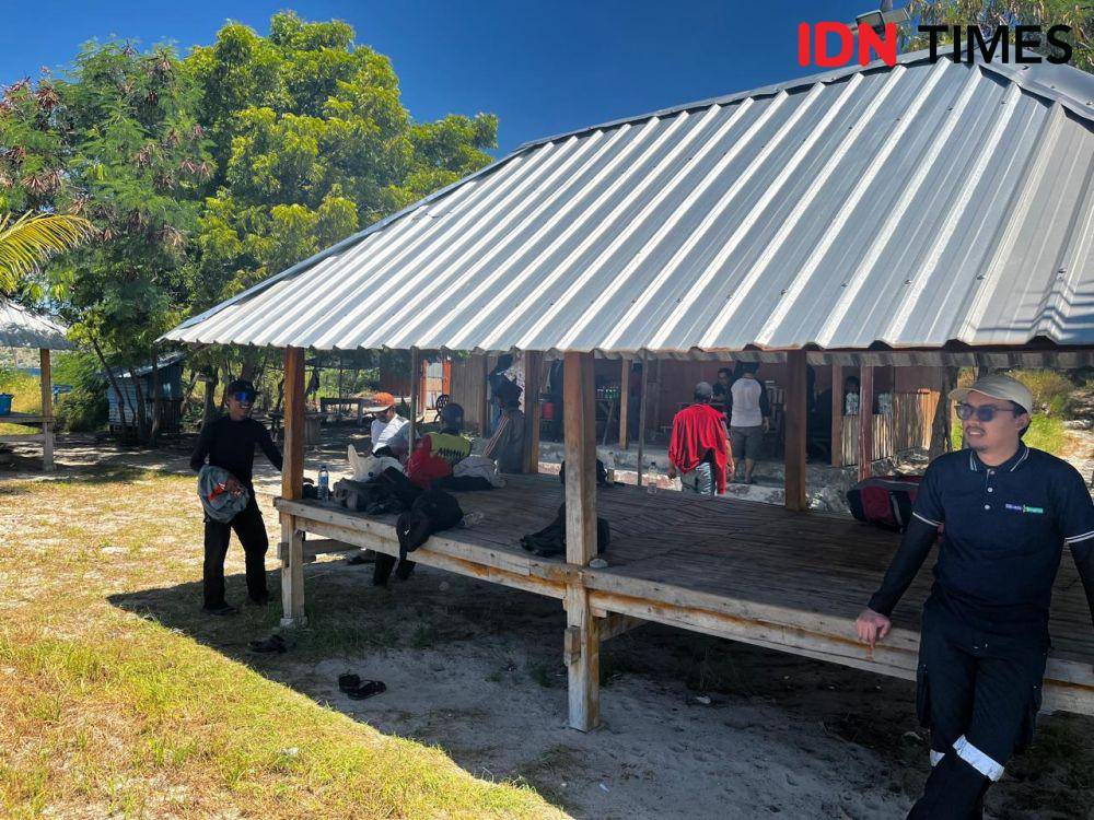 Ada gazebo yang bisa dipakai oleh pengunjung. (IDN Times/Linggauni)
