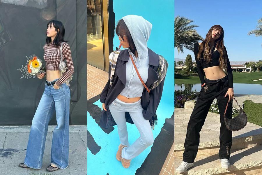 12 OOTD Pakai Low Rise Pants ala Lisa BLACKPINK, Y2K Vibes!