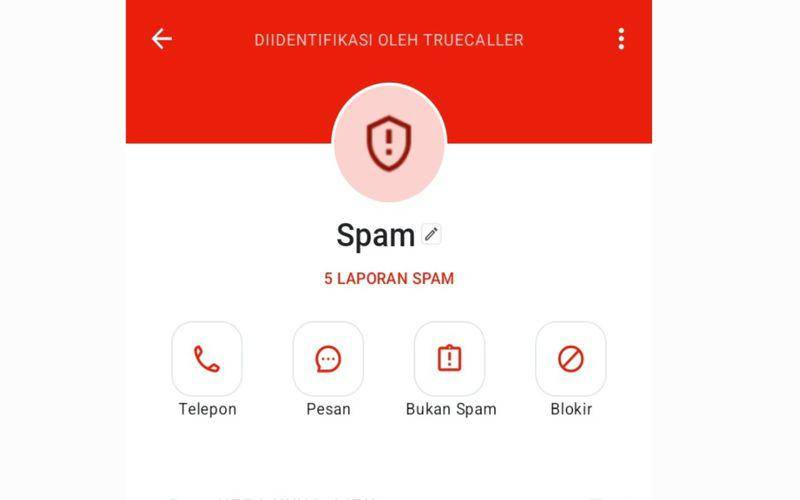 cara cek nomor tak dikenal lewat Truecaller (dok. pribadi/Jubaedah Haryani)