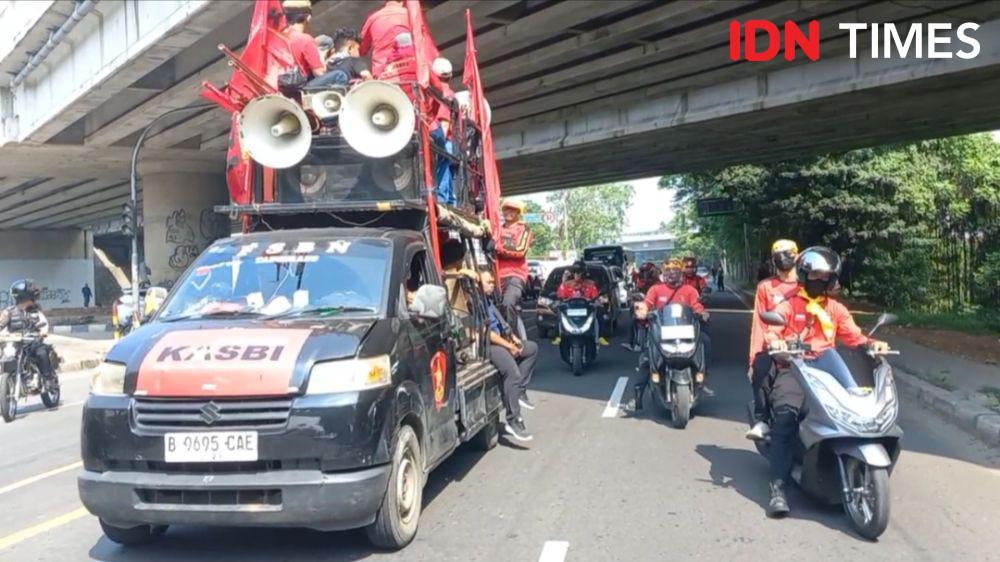 MayDay, 1.600 Buruh dari FSBN Tangerang Berangkat ke Gedung DPR