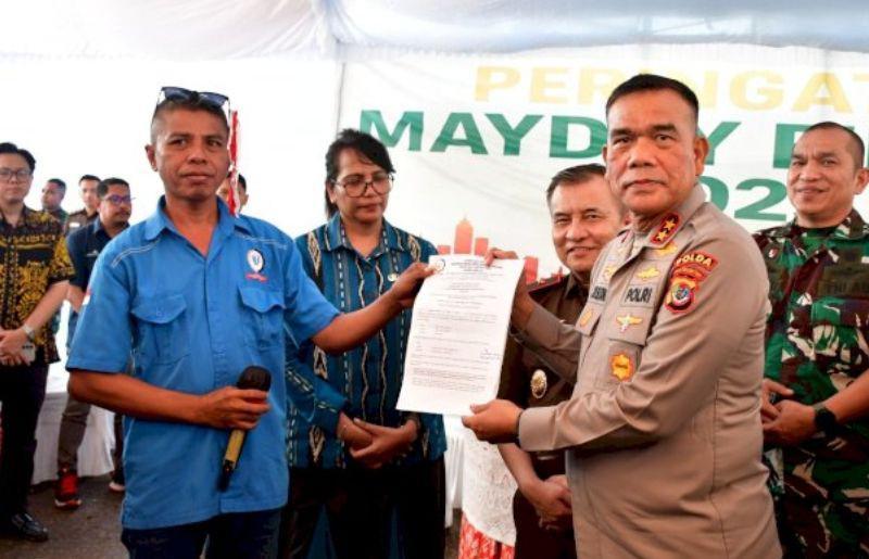 Ratusan Buruh Korban PHK hingga Guru Honorer Lapor ke Kapolda NTT