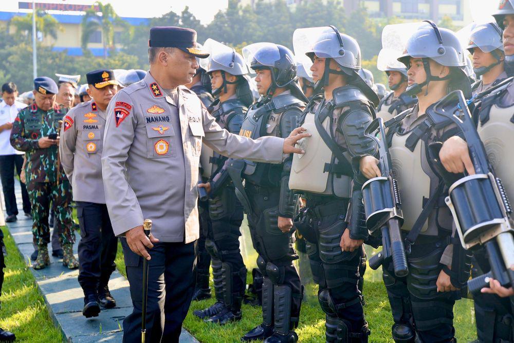 3.736 Aparat Bersiaga Amankan Peringatan Hari Buruh di Surabaya