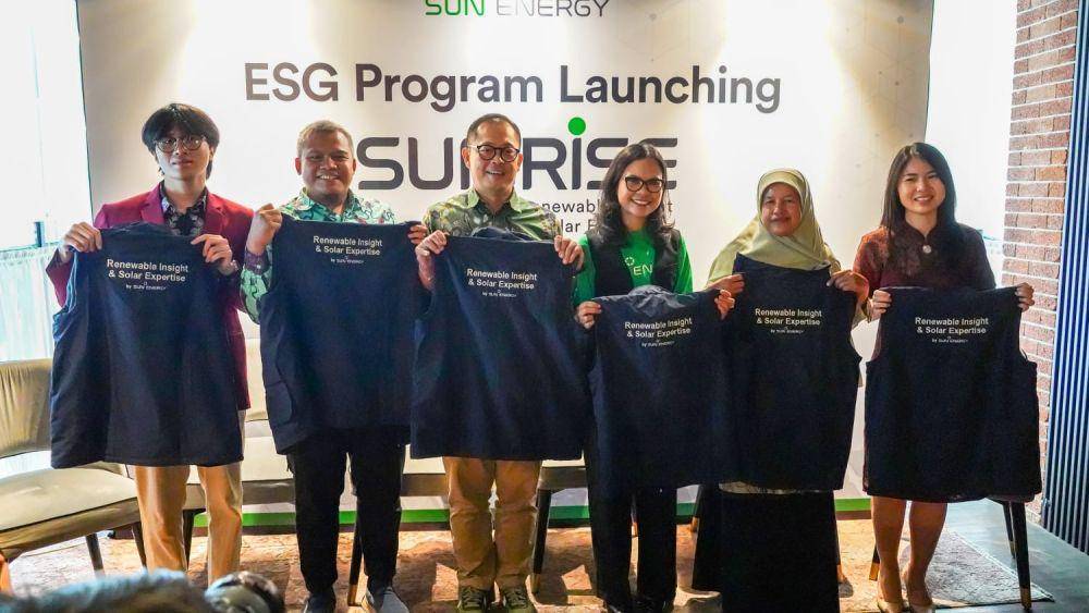 SUN Energy meluncurkan inisiatif ESG berbasis pilar sosial melalui program edukasi energi terbarukan bernama SUN Rise (SUN Renewable Insight and Solar Expertise). (dok. SUN Energy)