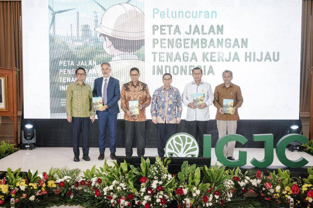 Peluncuran Peta Jalan Pengembangan Tenaga Kerja Hijau Indonesia. (dok. Bappenas)