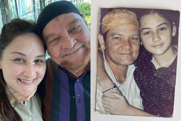 7 Potret Kenangan Mona Ratuliu dan Sang Ayah