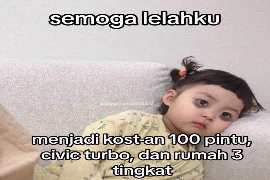 7 Meme Harapan Lucu ala Orang Dewasa, Semoga Lelah Ini Gak Sia-Sia!