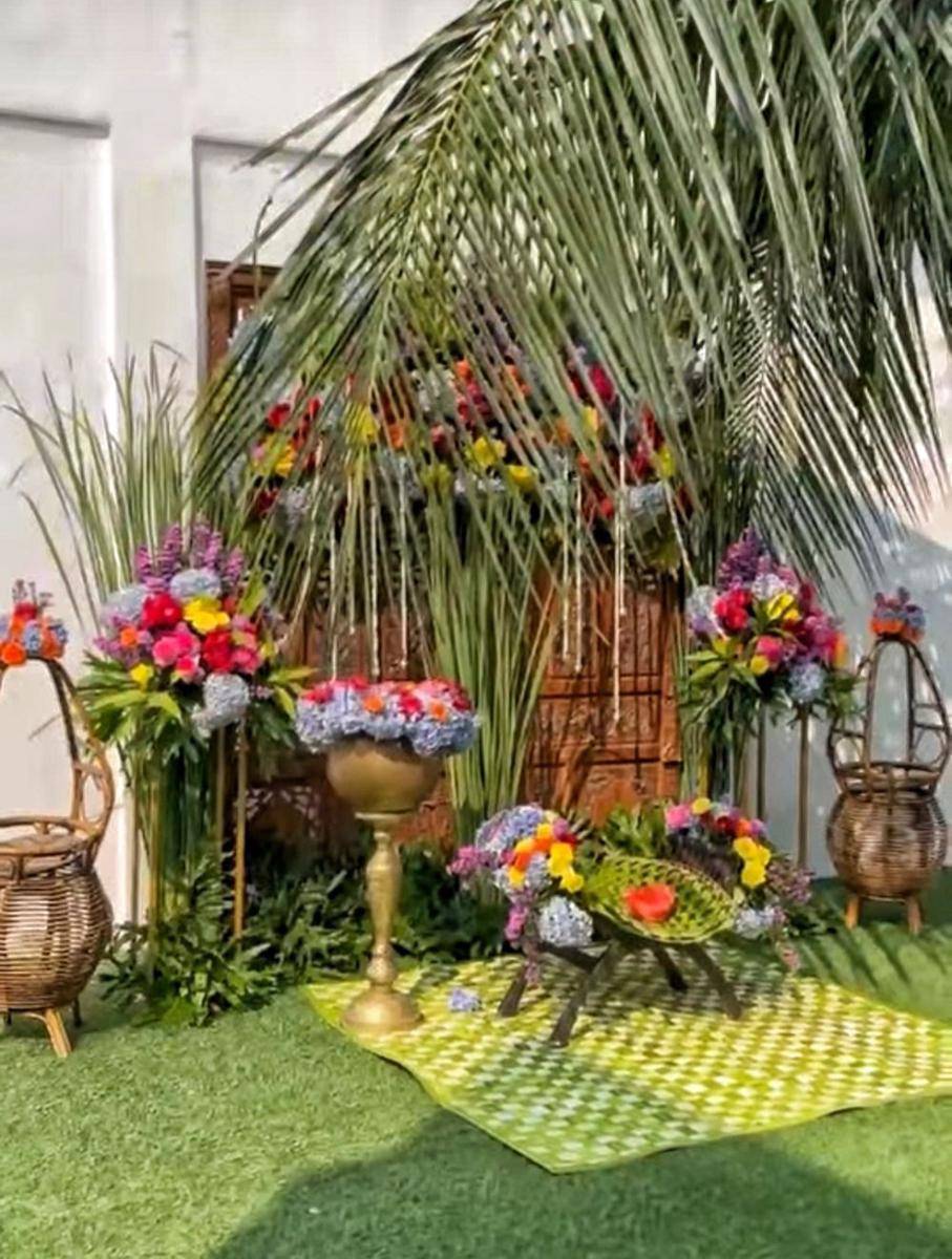 Siraman dan pengajian jelang pernikahan Valerie Tifanka. (Instagram.com/at_decorator)