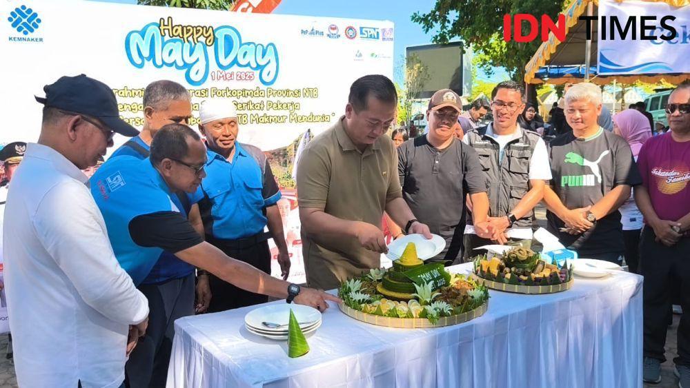 Peringati May Day, Buruh di NTB Diajak Bersenang-senang