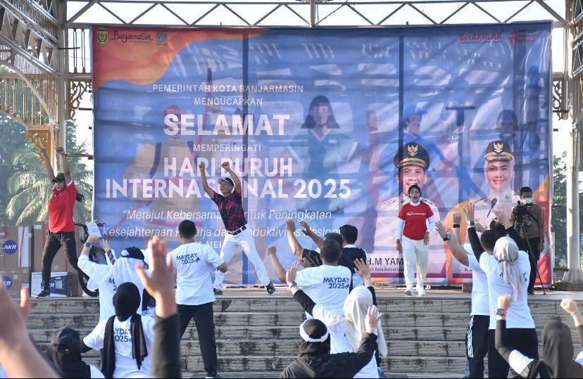 Gak Ada Demo, May Day di Banjarmasin Diganti dengan Giat Kesehatan