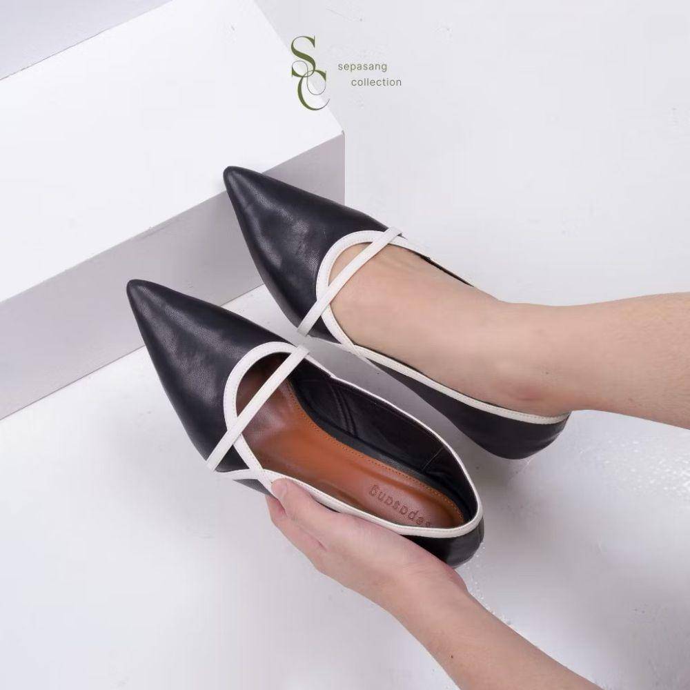 potret rekomendasi stiletto heels warna hitam (shopee.com/Sepasang Collection)