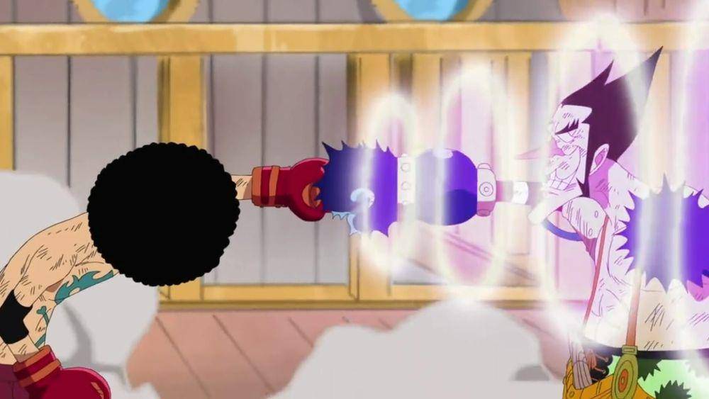Monkey D Luffy vs. Foxy (dok. Toei Animation/One Piece)