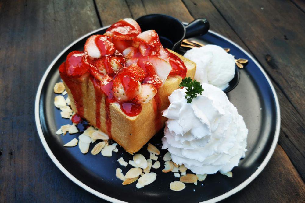 Resep Shibuya Honey Toast, Dessert Roti Panggang yang Hits