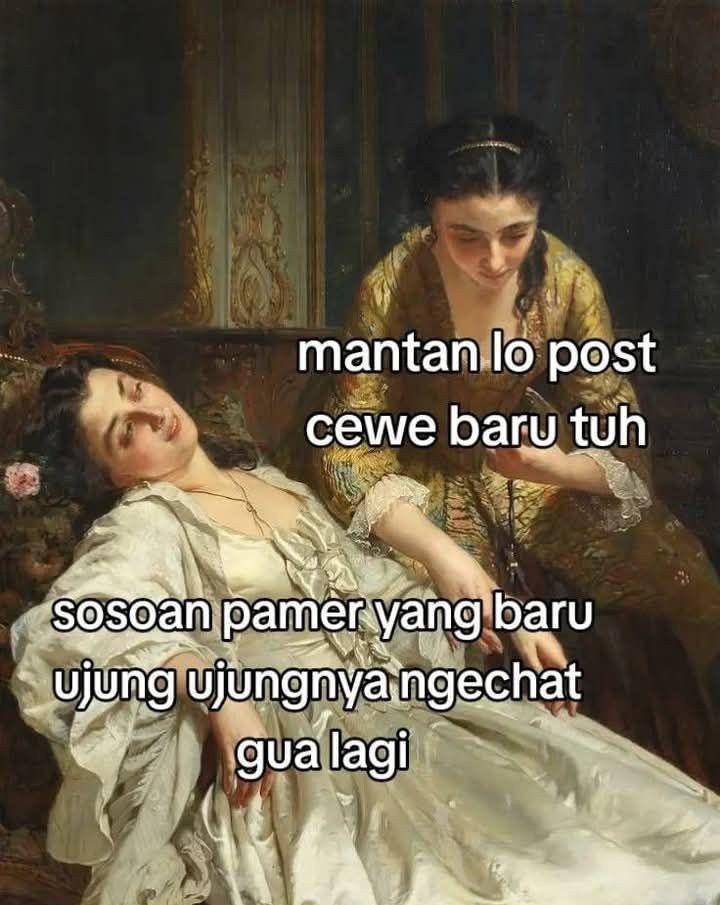 Meme saat cewek gunakan logika (x.com/jevdraz)