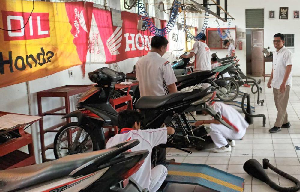 Honda Gelar Uji Kompetensi Keahlian Siswa SMK di Langkat