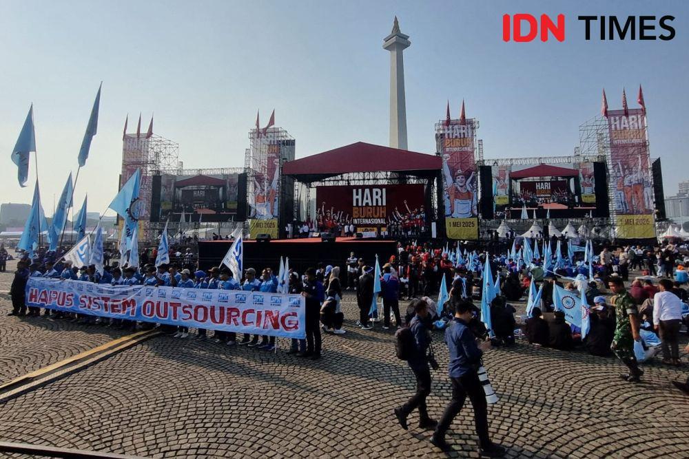 Hari Buruh: DLH Siagakan Ribuan Pasukan Oranye di Monas