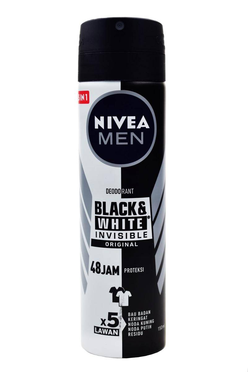 NIVEA MEN Deodorant Spray Black and White Invisible Original (bormadago.com)