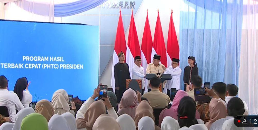 Peringati Hardiknas, Prabowo Luncurkan Program Hasil Terbaik Cepat