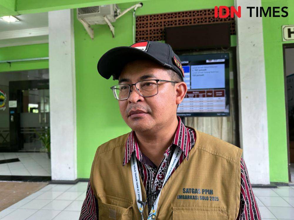 Humas PPIH Embarkasi Haji Solo Gentur Rahma Indriadi. (IDN Times/Larasati Rey)