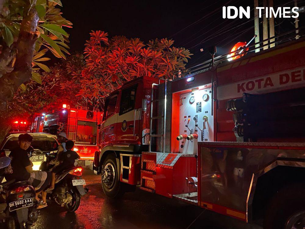 Rumah di Denpasar Terbakar saat Blackout di Bali