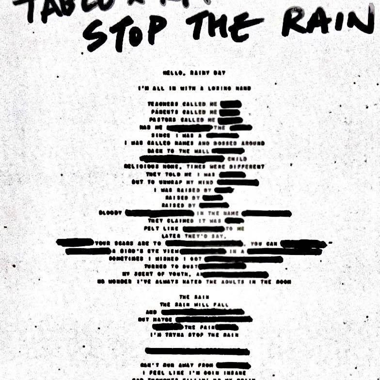 poster Stop the Rain (instagram.com/blobyblo)
