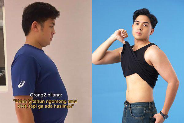 7 Potret Jerome Polin Pamer Body Goals di Ultah ke-27, Bye bye 12 kg!
