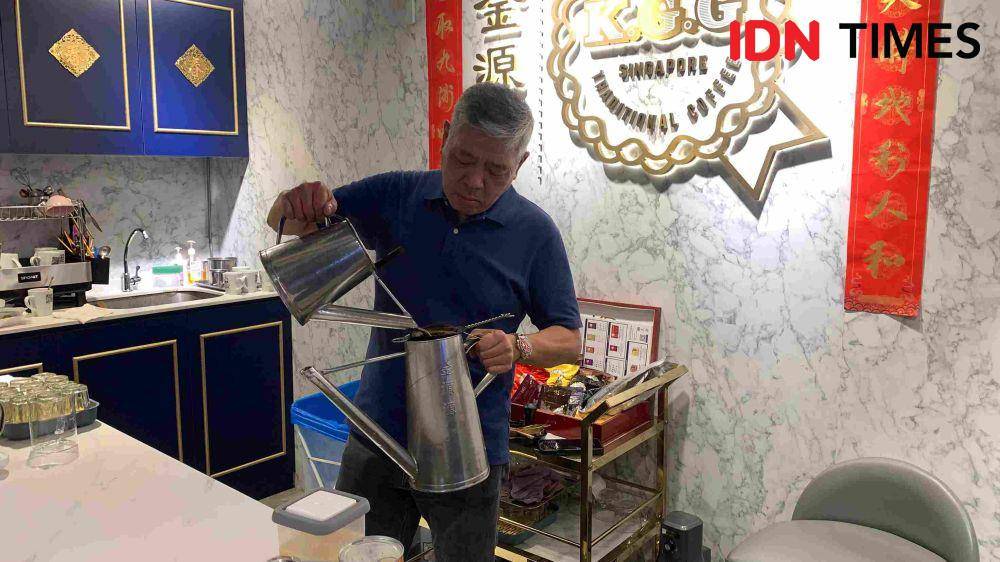 Jason Soon, pendiri Kim Guan Guan Coffee, Singapura (IDN Times/Alya Achyarini)