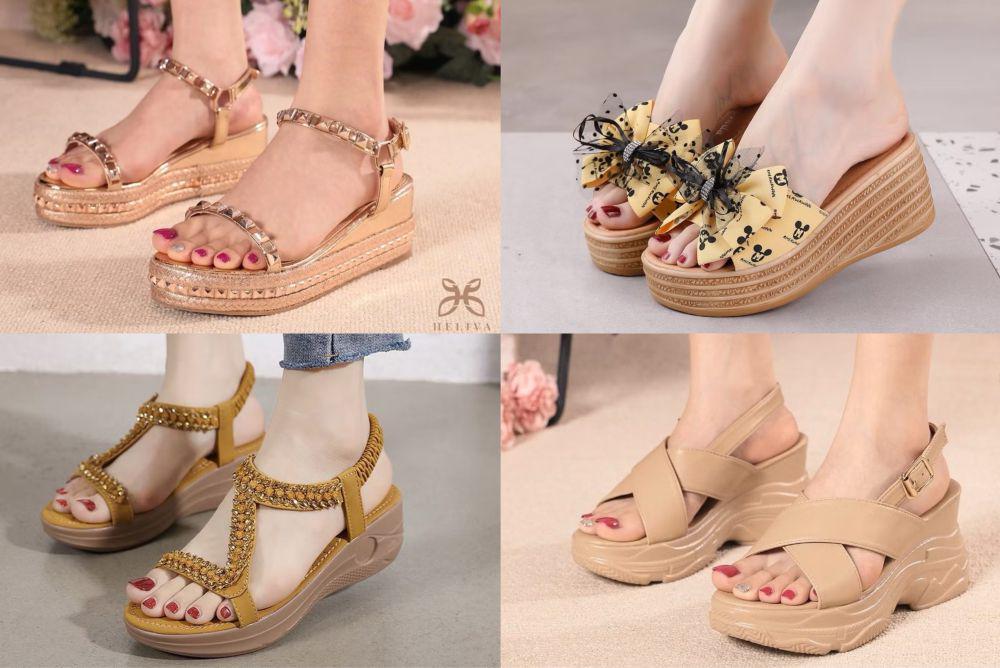 7 Ide Sepatu Sandal Wedges Brand Lokal yang Nyaman