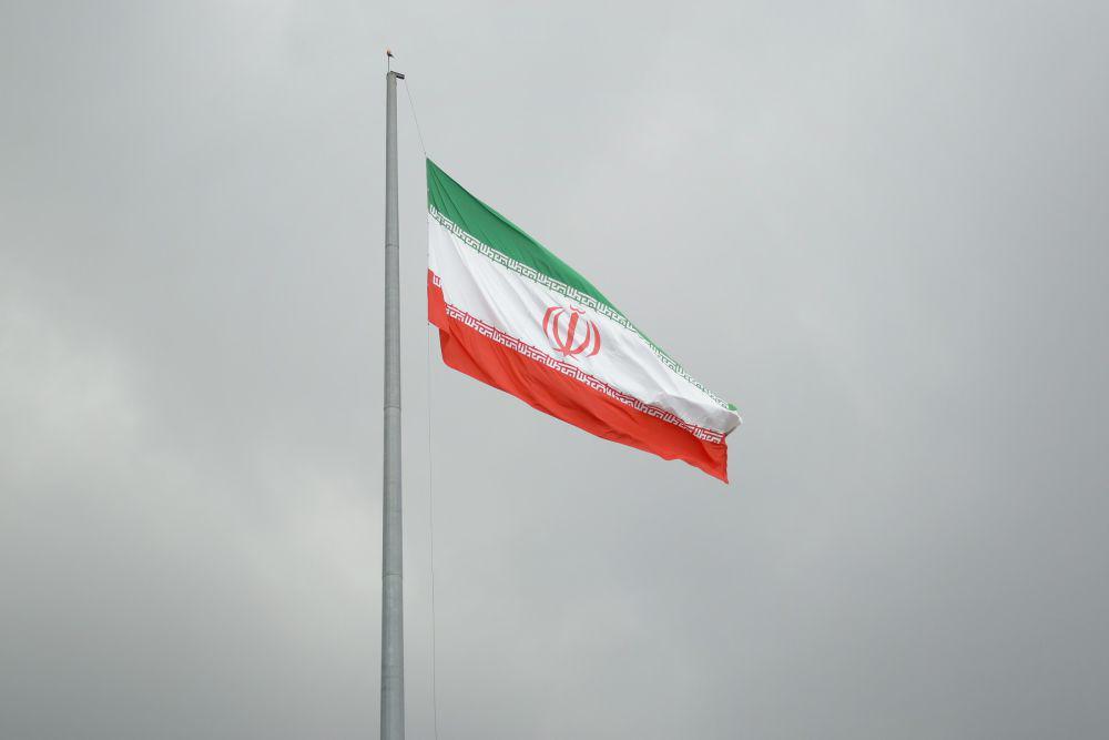 ilustrasi bendera Iran. (unsplash.com/sina drakhshani)