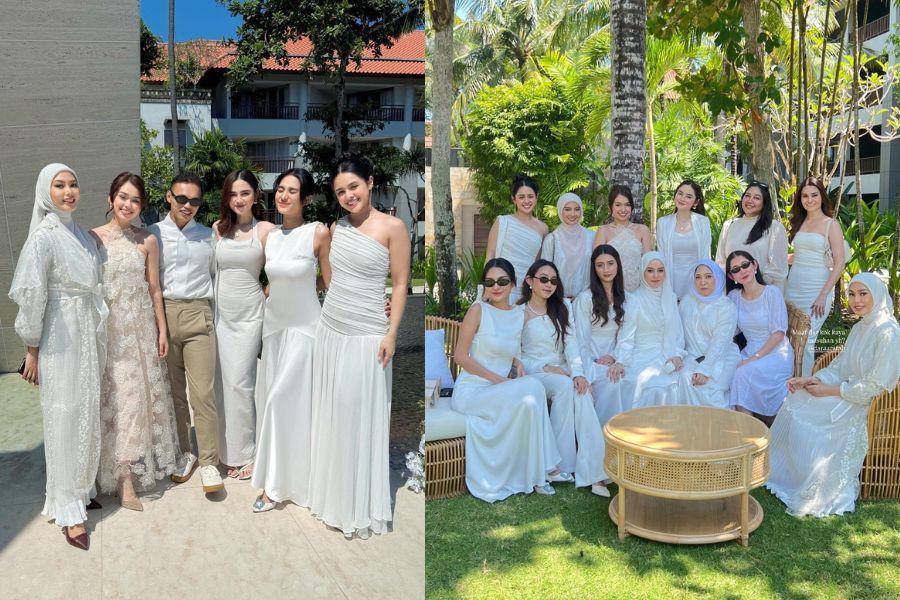 7 Gaya Tamu Seleb di Akad Harris Vriza dan Haviza, Matching!