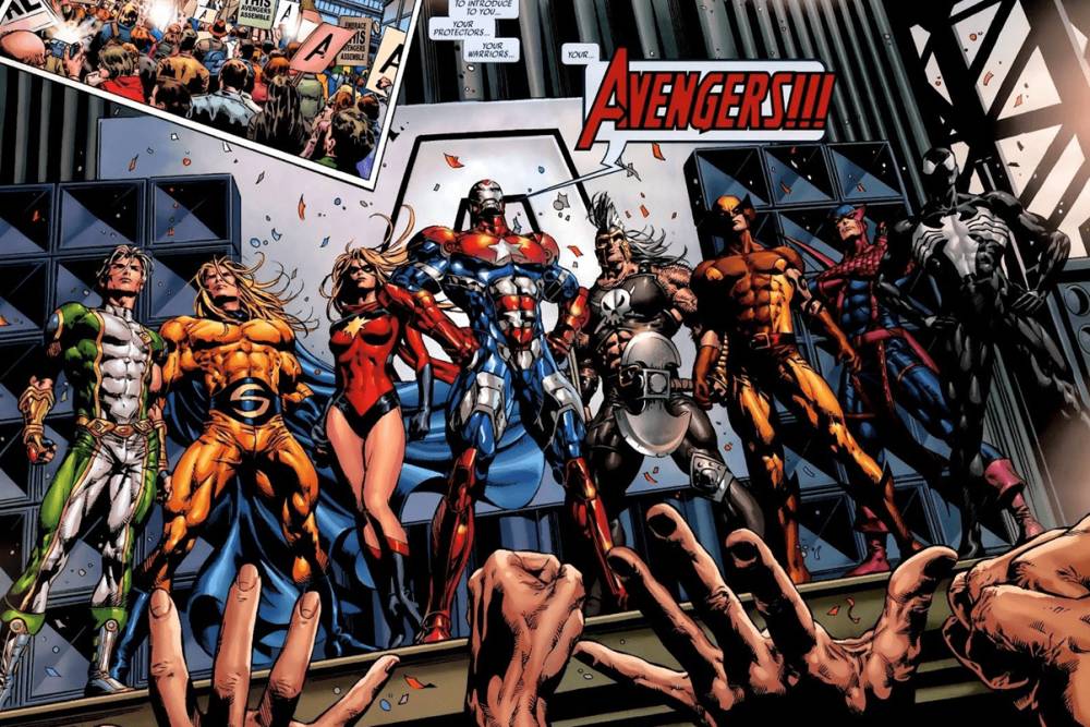 Thunderbolts menjadi fondasi bagi Norman Osborn untuk membentuk Dark Avengers. (dok. Marvel Comics/Dark Avengers)