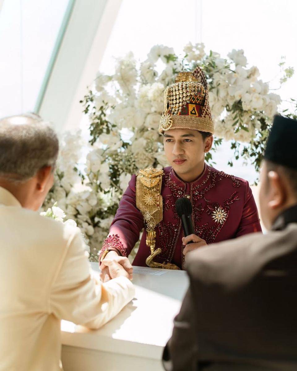 Akad nikah Harris Vriza dan Haviza Devi Anjani. (jan.ji via Instagram.com/harrisvriza)