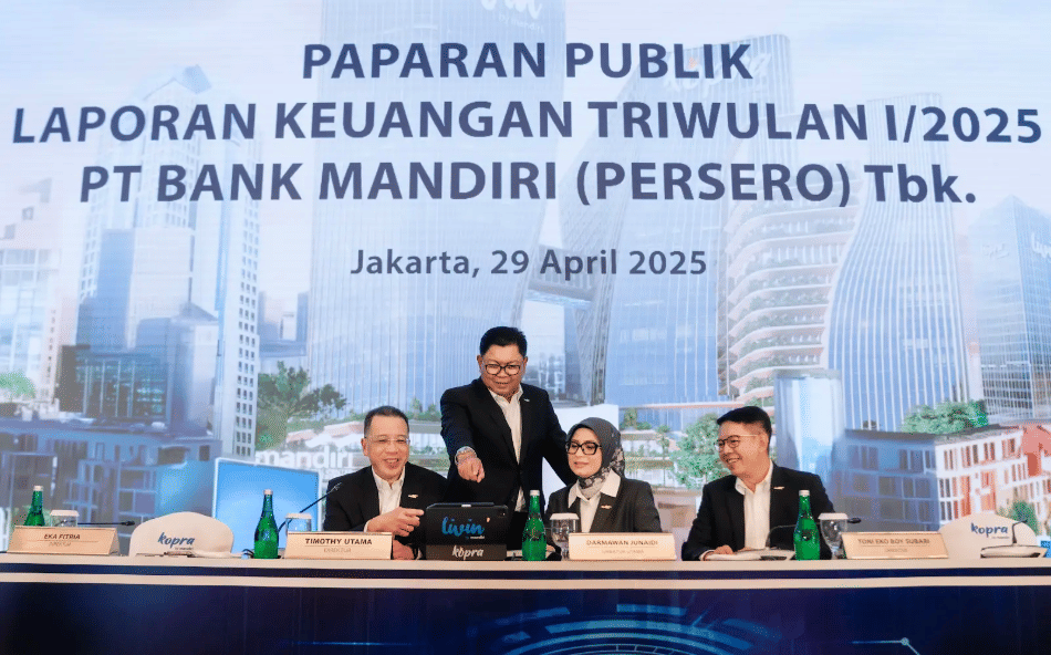 Bank Mandiri terus memperkuat komitmen untuk menjaga pertumbuhan bisnis yang sehat di sepanjang awal 2025 (dok. Bank Mandiri)